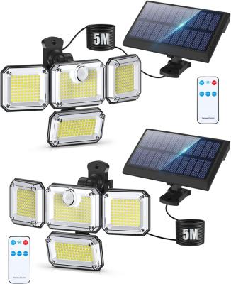 China Waterproof Led Solar Garden Security Lights With Motion Detection For Residential Garden Property for sale