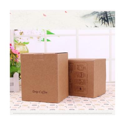 China Recyclable Small Fine Quality Customized Paper Coffee Box for sale