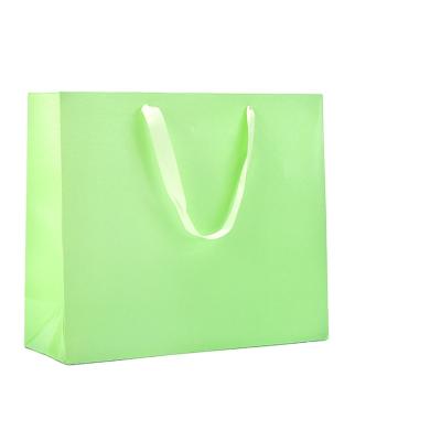 China Recycled Materials Wholesale Cheap Price Brand Gift Custom Printed Shopping Paper Bag With Your Own Logo for sale