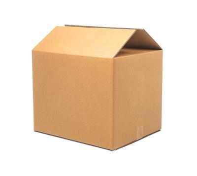 China Recycled Materials Packaging Two Tuck End Paper Shipping Karft Foldable Paper Compartment Box for sale