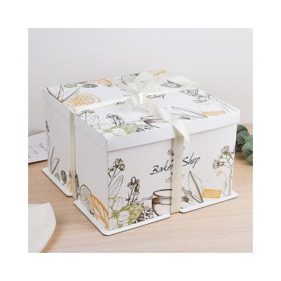 China Wholesale birthday factory luxury small cake boxes recyclable directly for sale