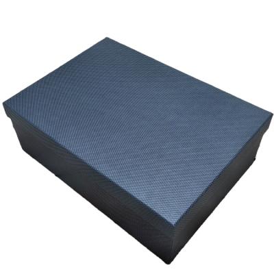 China Recycled Materials Wholesale Black Large Stock Cardboard Gift Boxes Ready In Various Size for sale