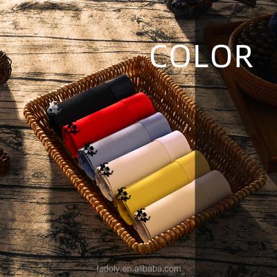 China Breathable Comfortable Breathable All cotton Solid Color Seamless Ice Silk Brand Mens Underwear Boxer Shorts Polyester Underwear For Men for sale