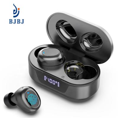 China Enle factory OEM tws 5.0 hif bass earbuds wireless headsets In-ear In-ear type-c case kc CE bluetooth ear earphone for sale