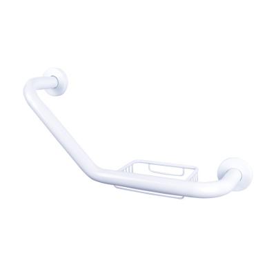 China Modern Custom White Bathroom Toilet Safety Aid Handrails Tub Metal Grab Bars For Elderly for sale