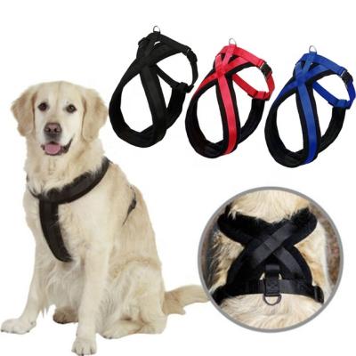 China Nibao Nibao Quality Wholesale Dog Harness Fleece Padded Padded Dog Walking Harness With Nylon Strap for sale