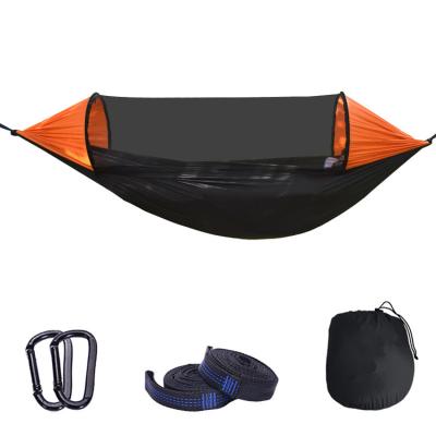 China Durable High Quality Outdoor Camping Automatic Quick-Opening Pole Swings With Mosquito Net for sale