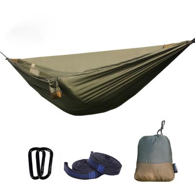 China Durable Outdoor Camping Hammock Use Mosquito Net Lightweight Single Double Hammocks for sale