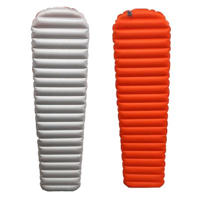 China Lightweight Inflatable Camping Pad Mattress Compact Sleep Ultralight Mat For Outdoor for sale