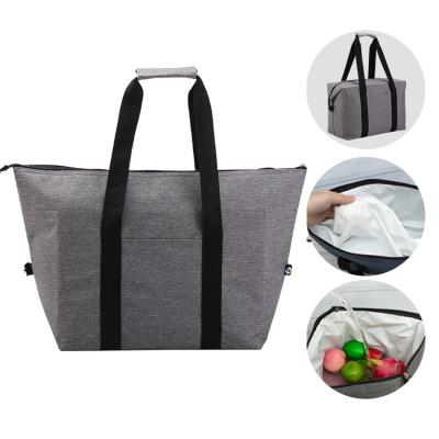 China Large Capacity Insulated Picnic Aluminum Foil Cooler Portable Cool Storage Insulated Thermal Bags for sale