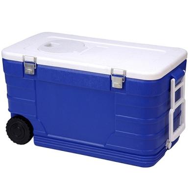 China Large Portable Cheap Price Portable Ice Chest 50l Insulated Cooler Box Camping for sale