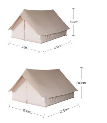 China Yurt Bell 4m 5m 6m Luxury Glamping Tents Extended Type Cotton Canvas Luxury Polyester For Sale for sale