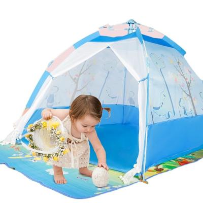 China Extended Type Kid Pop Castle Play Tent House Teepee Kids Indoor Tent Easy Folding Up for sale