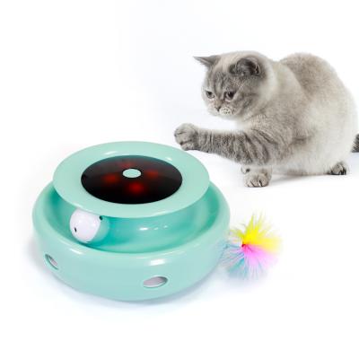 China Sustainable Pet Toys Cat Teaser Stick Interactive Cat Toys Usb Charging Cat Toys Interactive for sale