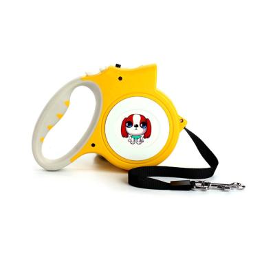 China 2021 Hot Sale Customized Customized Automatic Retractable Dog Leash Gray With Led for sale