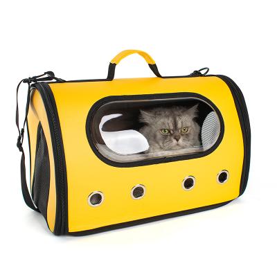 China Breathable Portable Pet Bag Roll With Hook Pet Food Bag Travel Backpack Pouch Pet Bag Carrier for sale