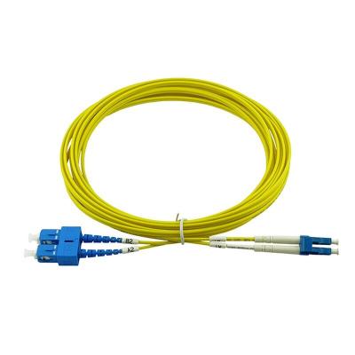 China FTTX Singlemode Multimode SC LC Fiber Optic Patch Cord for sale