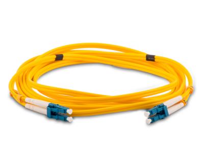 China Telecommunication 3m LC to LC LSZH Simplex 9/125 Fiber Optic Equipment Singlemode Duplex Cable for sale