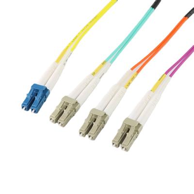 China Simplex Fiber Optic Patchcord OS2/OM1/OM2/OM3/OM4/OM5 Singlemode Multimode Simplex LC Telecommunication for sale