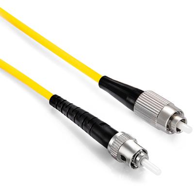 China High quality FTTX single mode 9/125 simplex FC/UPC-ST/UPC fiber optic patch cord for sale