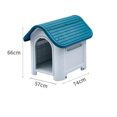 China Wholesale Breathable Plastic Pet House For Small Dogs Cat House Luxury Waterproof Pet Breathable Removable House for sale