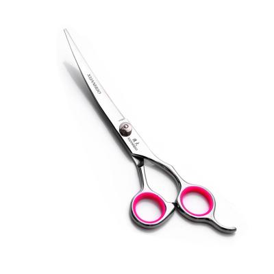 China Viable Wholesale Products Custom 7 Inch Pet Hair Scissors Multi Features Durable Pet Grooming Scissors for sale