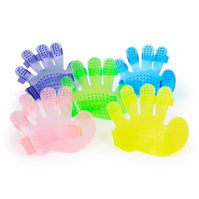 China Economic Stocked Cosmetics Cleaning Brush And Five-finger Hair Removal Massage Cat Hair Comb for sale