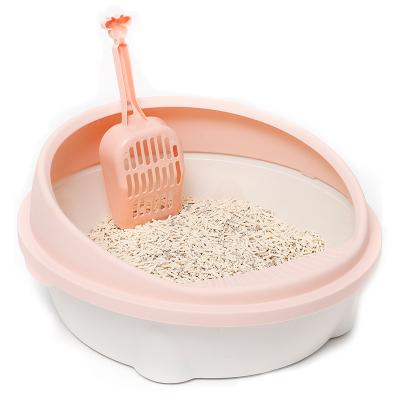 China Stored Environmentally Friendly And Durable Cat Litter Cleaning Box With Cat Litter Scoop for sale