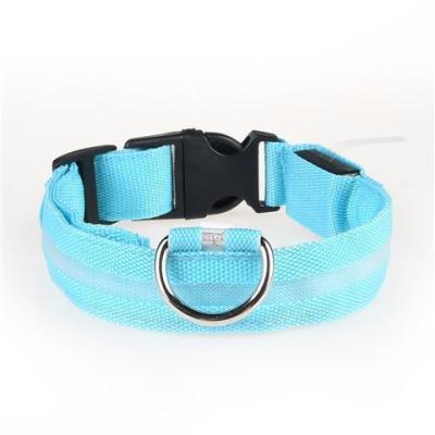 China High Quality Cheap Custom Viable Pet Accesorios LED Collar Luminous Collar Against Stray Night Light Personalized Durable Dog Collar for sale