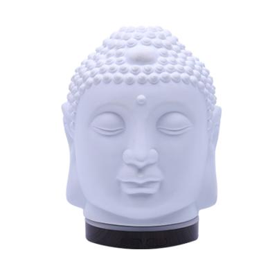 China Wholesale Hotel Custom Ultrasonic Essential Oil Mist Electric Ceramic Buddha Diffuser for sale