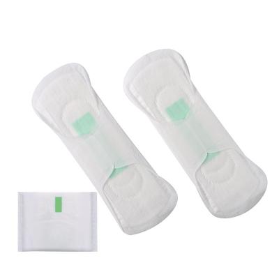 China Hot Sale Top Quality Breathable Ladies Pads Sanitary Napkins With Green Chip For Russia Market for sale