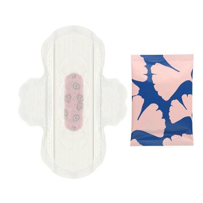 China Breathable High Quality Natural Sanitary Pads With Taxus Graphene Chip Far Infrared for sale