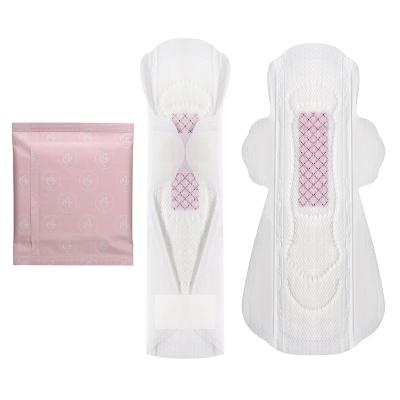 China Breathable Soft Custom High Quality Organic Cotton Sanitary Napkin Sanitary Pad Night Use for sale