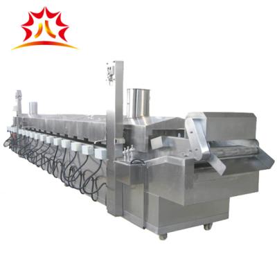 China Chips Automatic Electric 100kg/hr Continuous Fryer For Potato Chips for sale