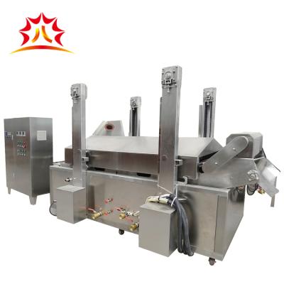 China food & Beverage Factory Continuous Potato Chips Frying Machine Continuous Potato Chips Fryer Machine Price for sale