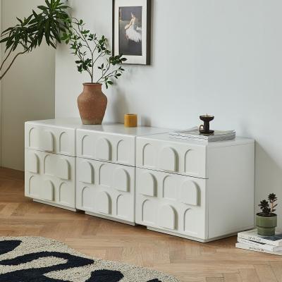 China Fashion Design Stylish Wood Italian Modern Console Table Chinese Corner Dining Room Sideboard for sale