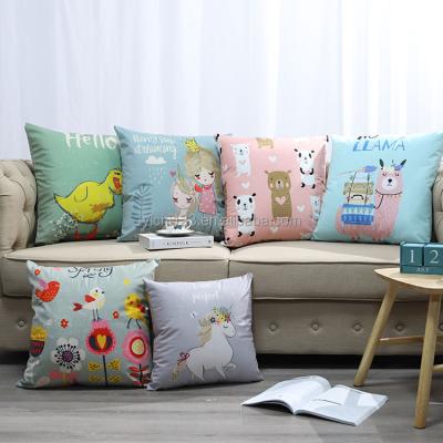 China 100%Polyester ANTI-PILLING Home Decor Custom Printed Sofa Cushion Throw Case Pillow Luxury Cove for sale