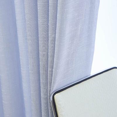 China Natural white translucent curtain sheer fabric in light transmission curtain fabric factory supply for sale