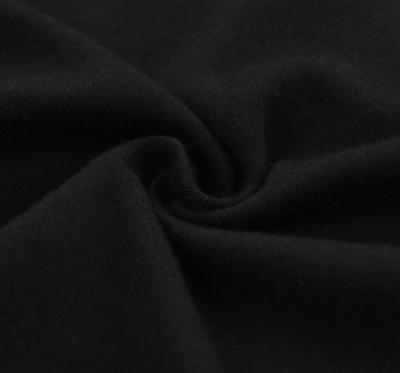 China New Style 60% Modacrylic / 40% Flame Retardant Cotton Interlock Fire Resistant Fabric In Black Color for sale