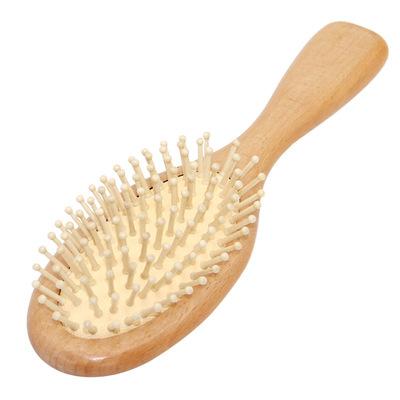 China Logo Massage Scalp 100% Eco-Friendly Waterproof Eco-Friendly Hair Comb Airbag Comb Custom Natural Wooden Hair Brush for sale