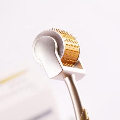 China Skin Rejuvenation Zgts192 Beard Growth Microneedle Derma Roller Beauty Hair Growth Derma Roller Titanium Stainless Ce Approved for sale