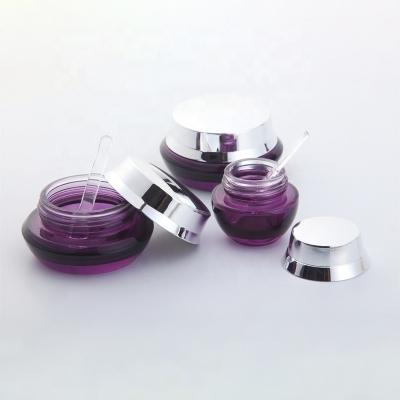 China ABS Material Cosmetic Empty Makeup Jars With Caps Cosmetic Jar With Lids PP Cream Cotmetic Plastic Jars for sale