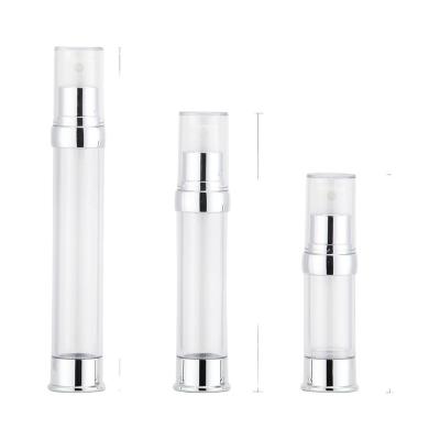 China Thick Package Liquid (Lotion) Perfume Bottle 15ml 25ml Airless Plastic Bottle With 35ml Thin Spray Mist Spray Bottle OEM Container for sale