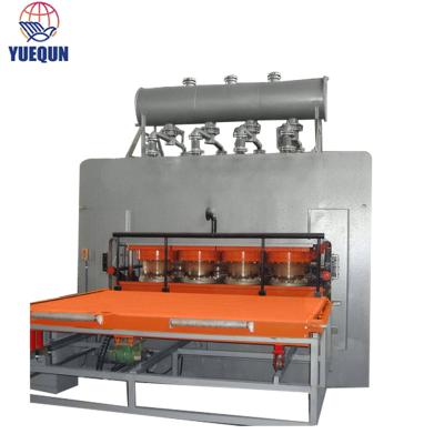 China Plywood Production Short Cycle Melamine Laminating Hot Press Machine For Woodworking for sale