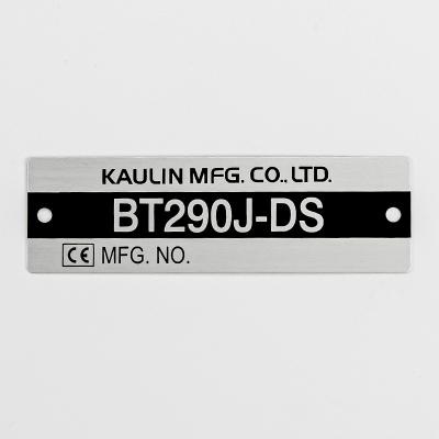 China Custom High Quality Europe Aluminum Alloy Conference Nameplate Company Name Stamping Tag for sale