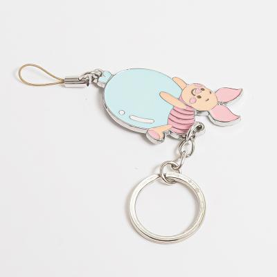 China New Product Metal Customized Key Wholesale Key Chain Souvenir Plated And Paint Zinc Alloy Cartoon Keychains for sale