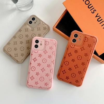 China Brand Designer Leather Luxury Phone Shockproof Case For iPhone 13 Max Pro for sale