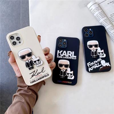 China Creative Funny Soft Shockproof 3D Cartoon Character Design TPU Phone Case For iPhone 13 13 pro max for sale