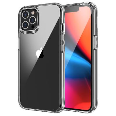 China Crystal Clear TPU PC Acrylic Shockproof Phone Case Shockproof For iPhone 13 pro 12 11 max Xs max for sale