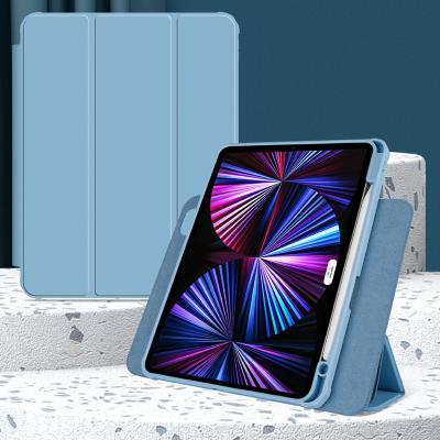 China Shockproof 360 Degree Rotate Magnetic Smart Case For iPad Pro 5 Triple Stand Leather Case For iPad Mini 6 for sale